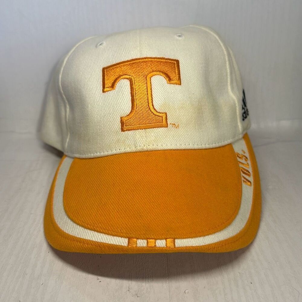 Adidas University Of Tennessee Volunteers Vols Baseball Hat Cap Orange